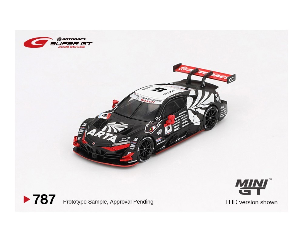 Mini GT Honda NSX-GT Type S GT500 #16 ARTA MUGEN NSX-GT #787 1/64