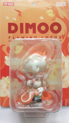 Authentic Pop Mart Dimoo Flaming Lotus Figure 50th Jubilee