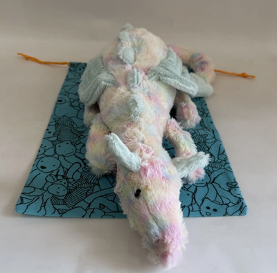 Rare Jellycat Lazulia Dragon 50cm Large Plush Doll, New with Tags