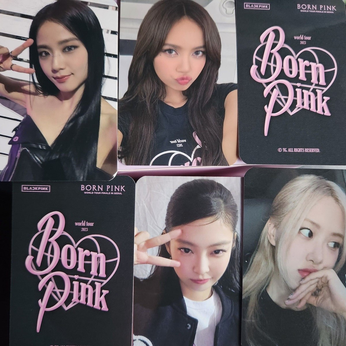 BLACK PINK LuckyDraw Photocard BORNPINK WORLD TOUR FINALE IN SEOUL