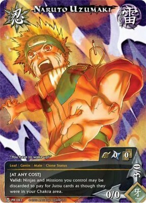 Naruto TCG Naruto Uzumaki PR-083 SR Promo Super Rare Foil N-83 CCG