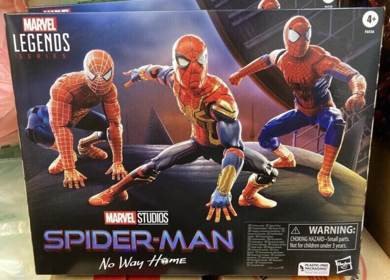 Marvel Legends Series Spider-Man No Way Home 3-Pack Action Figure
