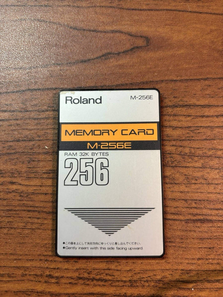 ROLAND M-256E MEMORY CARD RAM 32K BYTES | eBay