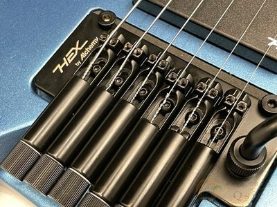 Electric Guitar Hex N500 Blue Headless Made in Indonesia S/N