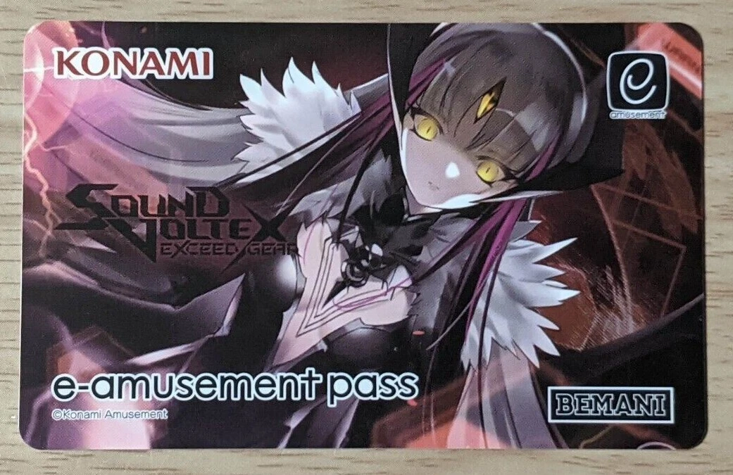 SDVXくじ e-amusementパス レイシス グレイス Konami e-AMUSEMENT Card