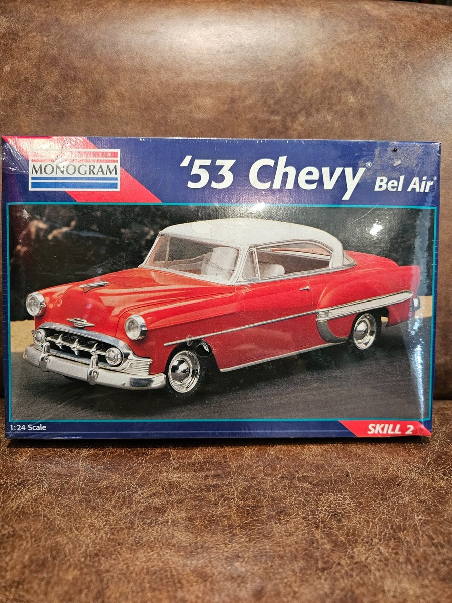 MONOGRAM 53 CHEVY BEL AIR HOT ROD CUSTOM DRAG STREET 1:24 MODEL