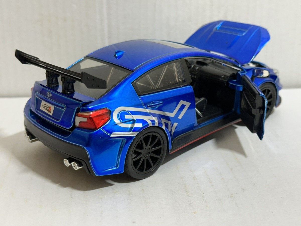 JADA JDM TUNERS 2016 SUBARU WRX STI WIDEBODY BLUE 1:24 DIECAST