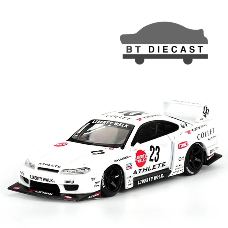 MINI GT LBWK LB-SUPER SILHOUETTE NISSAN S15 SILVIA ATHLETE 1 1/64