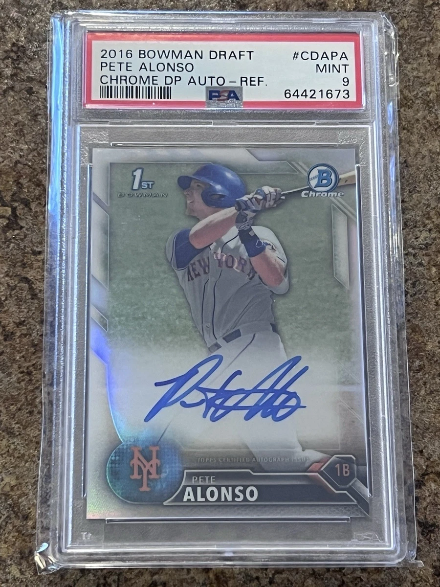 Bowman Pete Alonso Baseball 2016 Season Sports Trading Cards