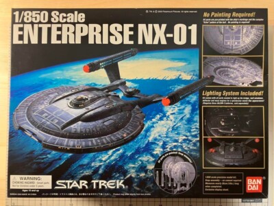 U.S.S. ENTERPRISE 1/850 NX-01 Star Trek Plastic Model Kit BANDAI