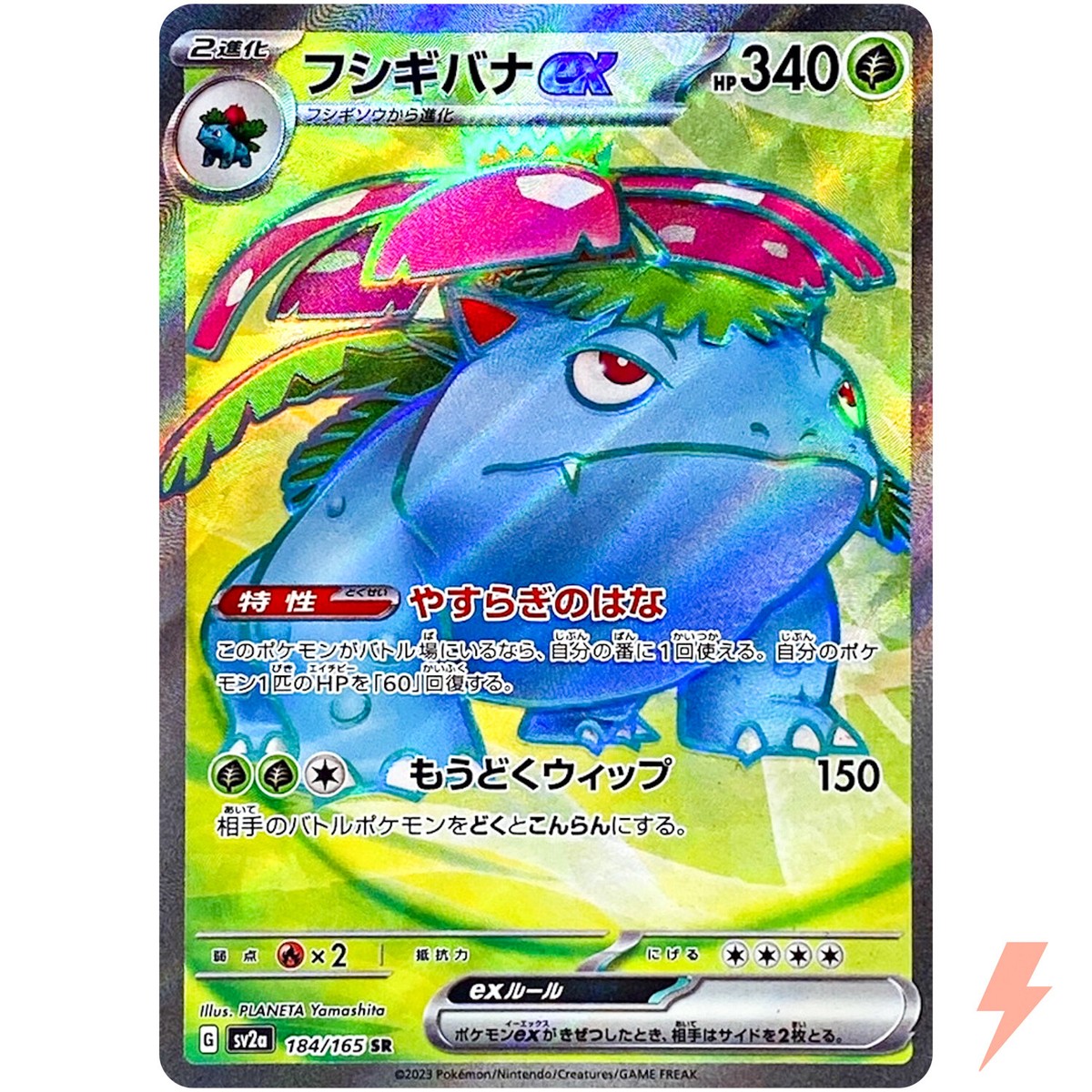 Venusaur ex SR 184/165 SV2a Pokémon Card 151 - Pokemon Card