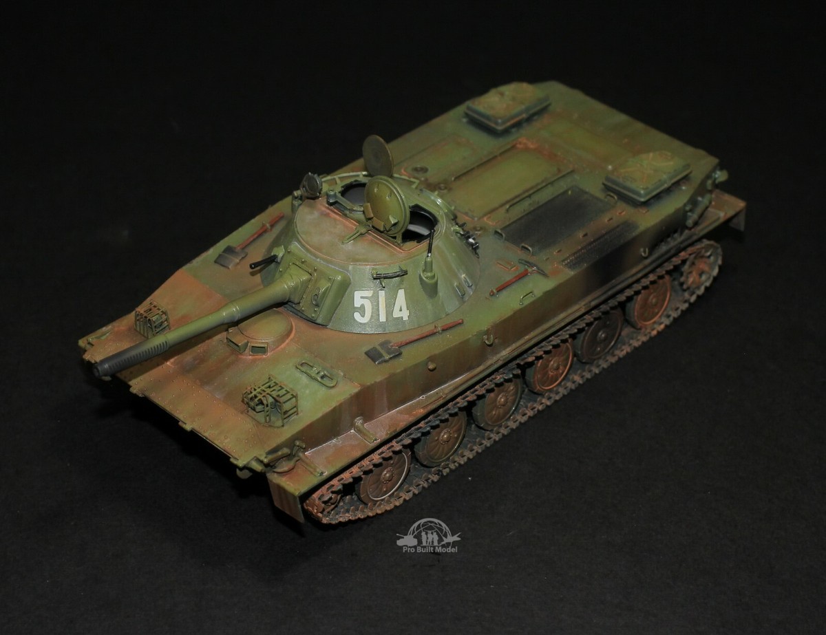 PreSale NVA PT-76 Light Amphibious Tank Vietnam war 1:35 Pro Built