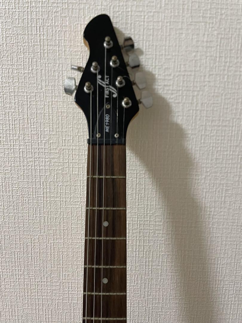 Electric Guitar First Act ME1980 Fire Pattern Black Operation