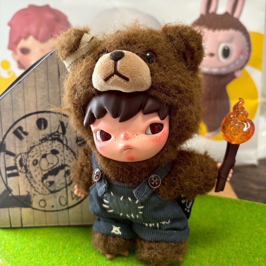 POP MART Hirono Living Wild Fight for Joy Plush Doll 16cm Japan