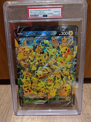 PSA 10 Pikachu V-Union SWSH139 Jumbo Promo Celebrations 25th