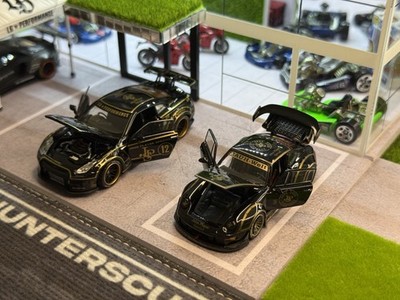 1:64 MINIGT Liberty Walk LB Works Nissan GT-R R35 Satin Gold