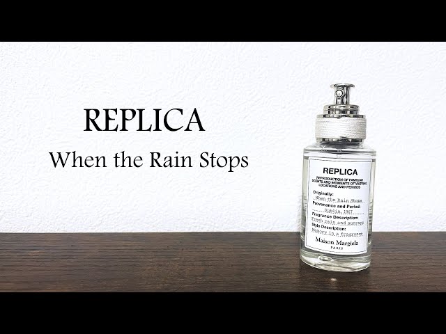 REPLICA - When the Rain Stops Perfume Purchase Introduction - YouTube