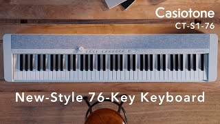 CASIO CT-S1-76BK ブラック ヘッドホンセット 76鍵盤 カシオ Casiotone
