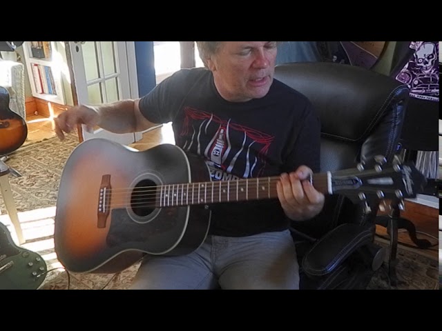 Epiphone Masterbuilt AJ:45 ME:VSS Test - YouTube