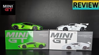 Mini GT - LB Works Lamborghini Countach & Lamborghini Revuelto