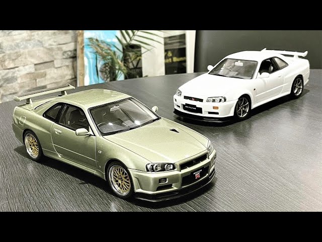 AUTOart 1/18 Scale Nissan Skyline GT-R (R34) V-Spec II Nürburgring