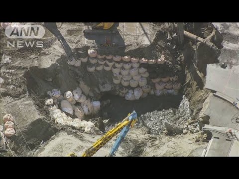 埼玉・道路陥没から2週間 新たに穴掘りカメラ調査へ(2025年2月11日