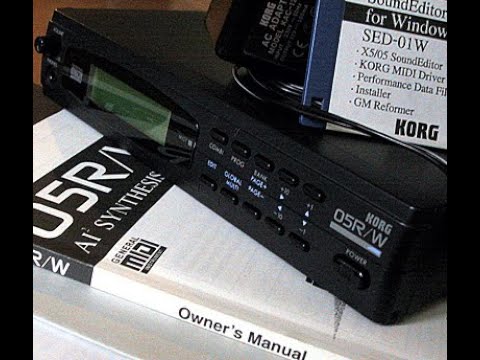 Module Korg 05R/W DEMO PLAY - YouTube