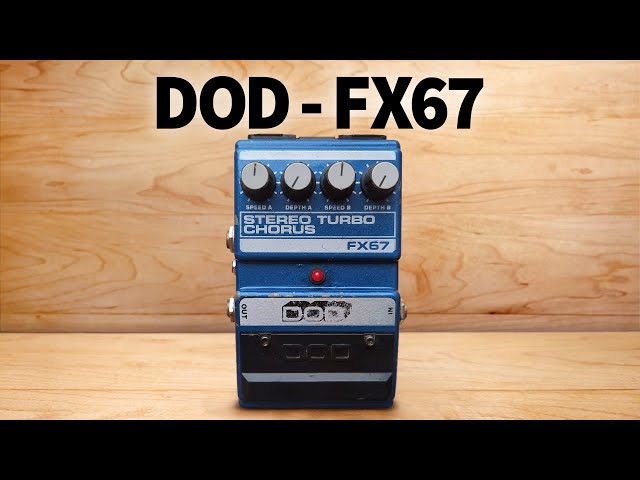 DOD - Stereo Turbo Chorus FX67 - YouTube