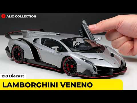 Unboxing of Lamborghini Veneno 1:18 Diecast Model Car by AUTOart