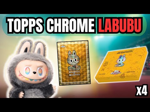 Opening 2025 Topps Chrome Labubu… This Box Was Way Cooler Than I