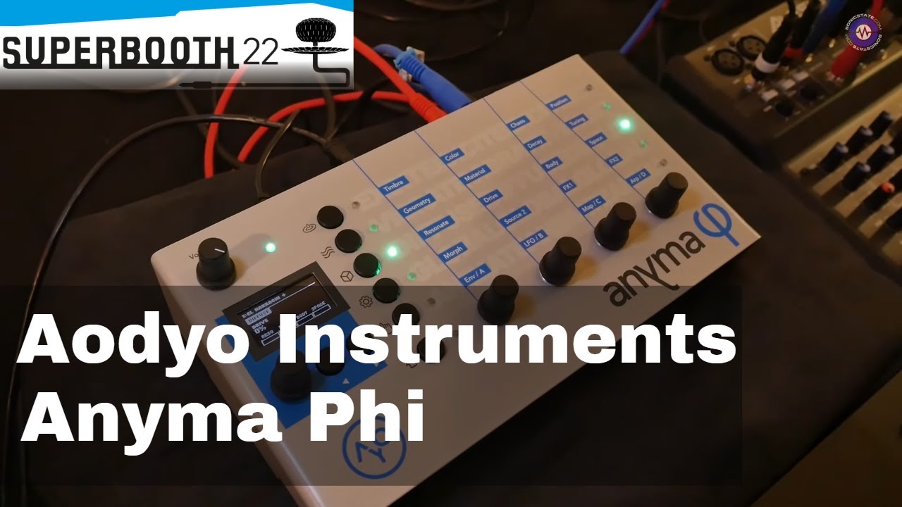 Superbooth 2021: Aodyo Instruments Anyma Phi, physical modeling
