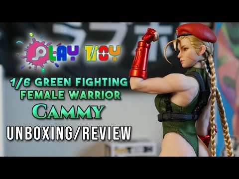Unboxing Play Toy 1/6 P020-A Green Fighting Female Warrior Cammy
