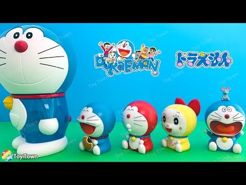 DORAEMON Surprise Toys Bricks with Big ドラえもん Coin Box どら