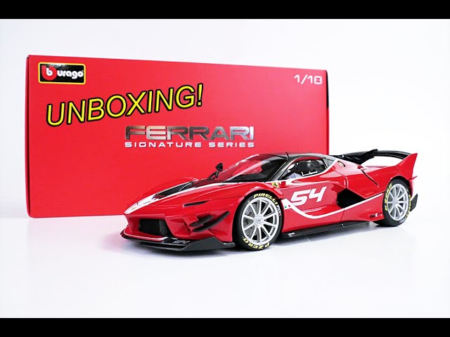 Unboxing] - Ferrari FXX-K EVO 1:18 by Bburago Signature Series