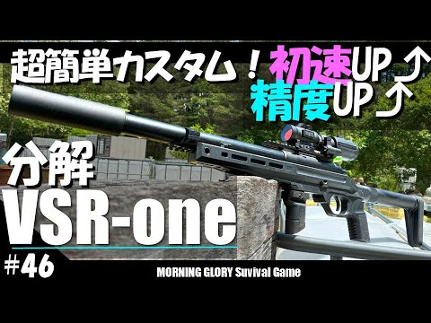 46 [Airsoft] Super Easy Disassembly and Customization! VSR-one