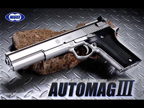 オートマグⅢ 東京マルイ エアーハンドガン エアガンレビュー - YouTube