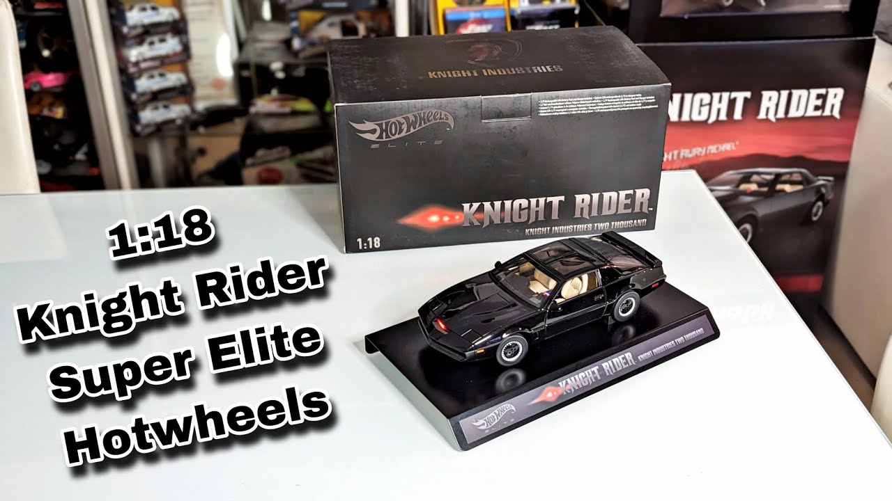1:18 Knight Rider Super Elite Hotwheels #knightrider #hotwheels