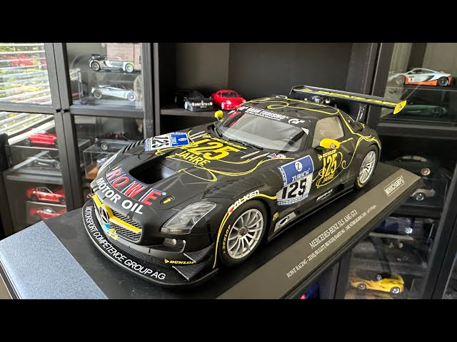 1:18 Mercedes SLS GT3 by Minichamps Review - YouTube