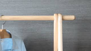 旭川家具 cosine コサイン ドレスラック 国産家具 無垢 コートハンガー