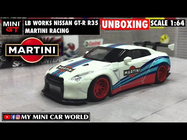 MY MINI CAR WORLD】UNBOXING MINI GT 1/64 LB WORKS NISSAN GT-R R35