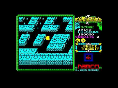 Gameplay - 1532) Pac-Mania (ZX Spectrum - 8) - YouTube