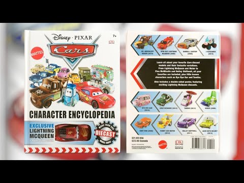 Mattel Disney Cars Diecast Character Encyclopedia Book Every Page