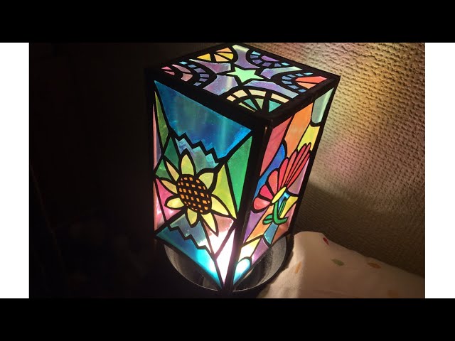 Lampshade Stained Glass Easy Fashionable Summer Vacation Homework