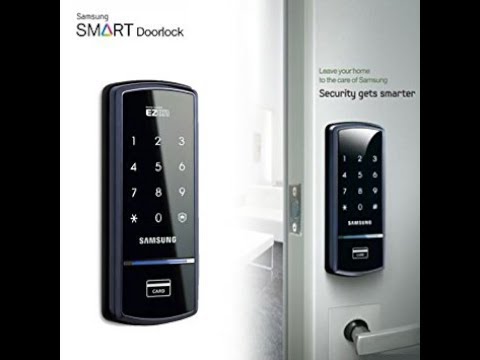 SAMSUNG SMART デジタルドアロック [日本語説明書付] サムスン - YouTube