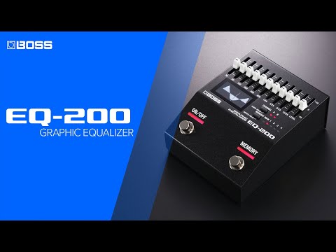 BOSS EQ-200 Graphic Equalizer Overview - YouTube