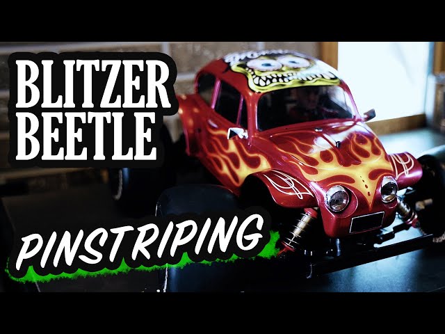 ラジコン】タミヤブリッツァービートルにピンストライプ/ TAMIYA