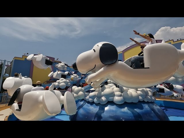 Flying Snoopy, UniversalStadiosJapan Attractions - YouTube