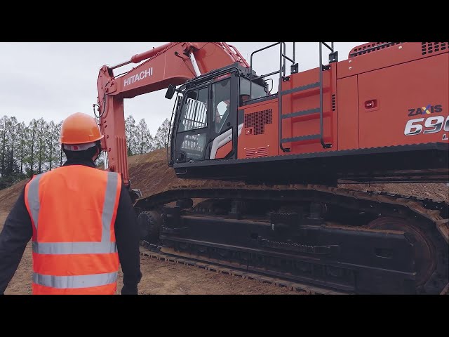ZX690-7G Excavator Walkaround - YouTube