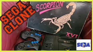 SEGA MEGADRIVE CLONETHE SCORPION 16 #sega #sonic #megadrive