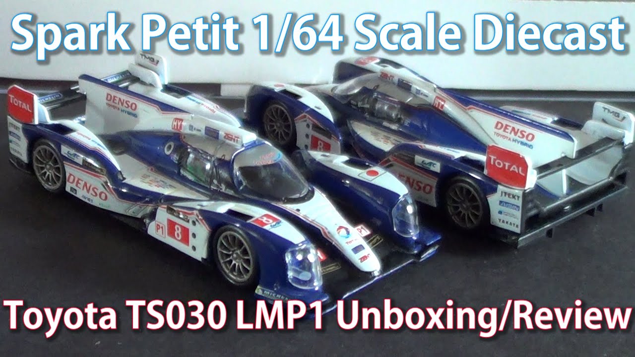 Spark Petit 1/64 scale: Toyota TS030 LMP1 Diecast HD Unboxing